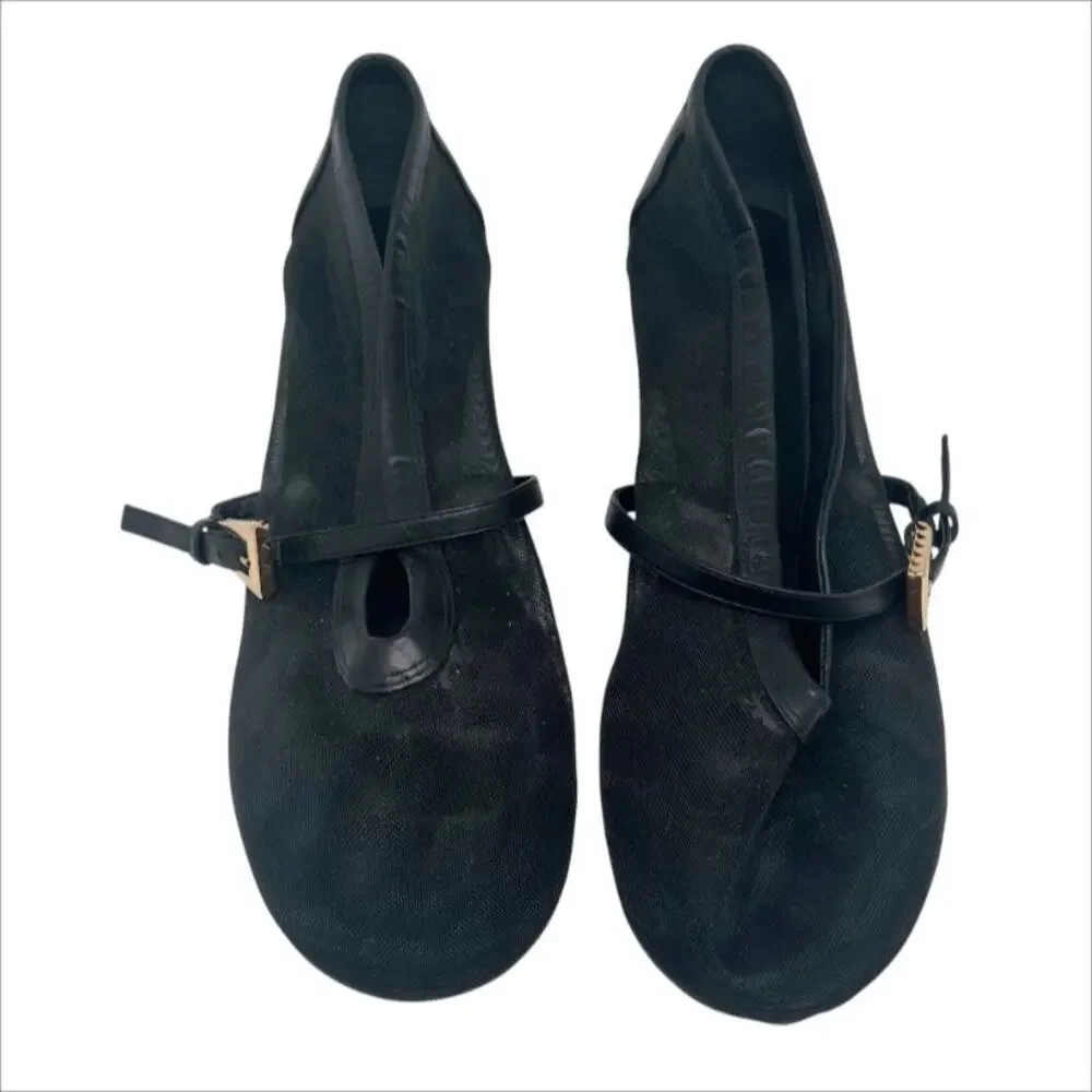 Schutz Sylvie Mesh Ballet Flats in Black Size 9.5